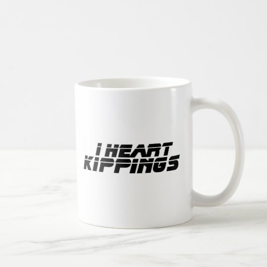 I Herz Kippings, tun Sie? Kaffeetasse (Rechts)