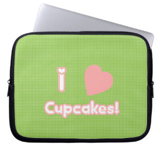 I Herz-kleine Kuchen! Laptop-Hülse Laptopschutzhülle