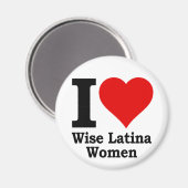 I (Herz) Kleine Latina Frauen Magnet (Vorderseite/Rückseite)