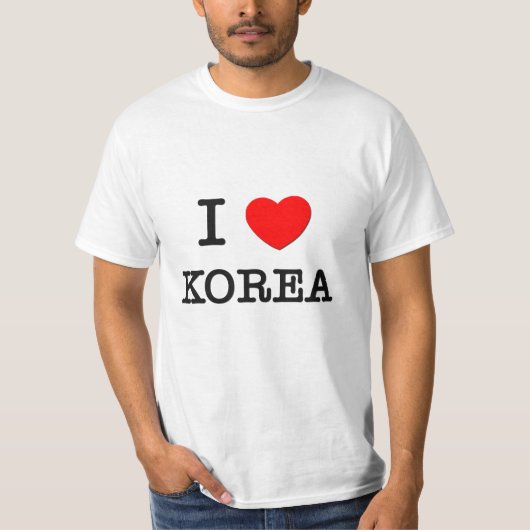 I HERZ KOREA T-Shirt (Vorderseite)