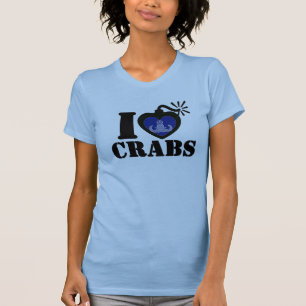 I Herz-Krabben T-Shirt