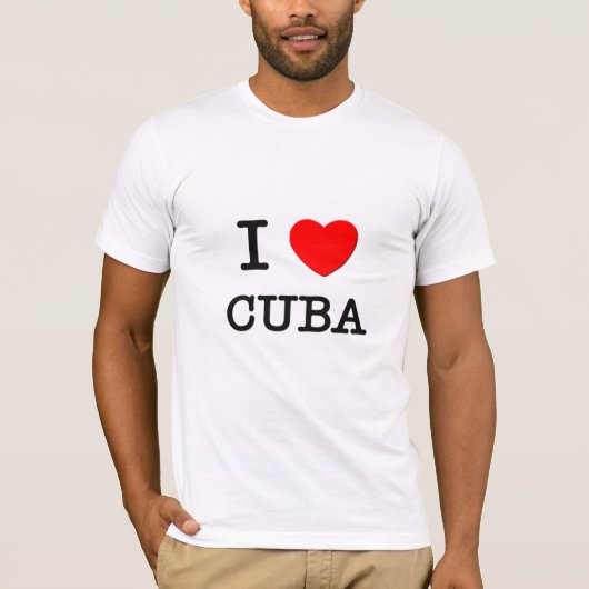 I HERZ KUBA T-Shirt (Vorderseite)