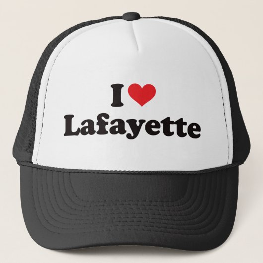 I Herz Lafayette Truckerkappe (Vorderseite)