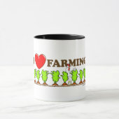 I Herz-Landwirtschaft Tasse (Zentrum)