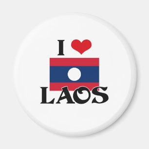 I HERZ LAOS MAGNET
