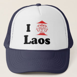 I Herz LAOS Truckerkappe