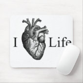 I Herz-Leben Mousepad (Mit Mouse)