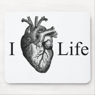 I Herz-Leben Mousepad