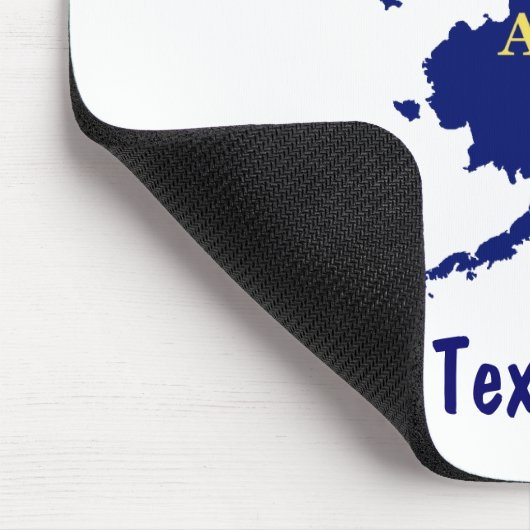 I Herz (Liebe) Alaska Mousepad (Ecke)