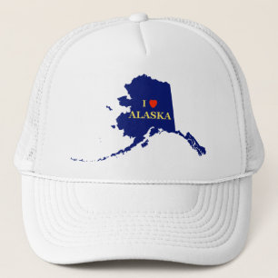 I Herz (Liebe) Alaska Truckerkappe