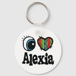 I Herz (Liebe) Alexia Schlüsselanhänger