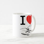 I Herz (Liebe) anal Kaffeetasse (VorderseiteRechts)