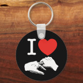 I Herz (Liebe) Anal Schlüsselanhänger (Vorderseite)