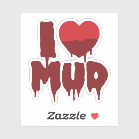 I Herz (Liebe) Aufkleber (Blatt)