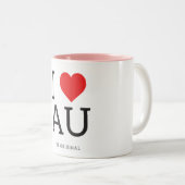 I Herz Liebe-Australiens | I AU Tassen (VorderseiteRechts)
