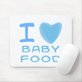 I Herz (Liebe) Babynahrung Mousepad (Mit Mouse)