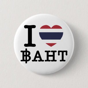 I Herz (Liebe) Baht Button