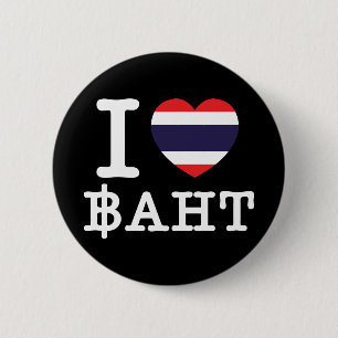 I Herz (Liebe) Baht Button
