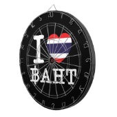 I Herz (Liebe) Baht Dartscheibe (Vorderseite rechts)