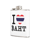 I Herz (Liebe) Baht Flachmann (Links)