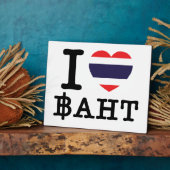 I Herz (Liebe) Baht Fotoplatte (Seite)