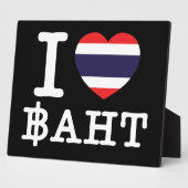 I Herz (Liebe) Baht Fotoplatte (Seite)