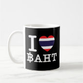 I Herz (Liebe) Baht Kaffeetasse (Links)