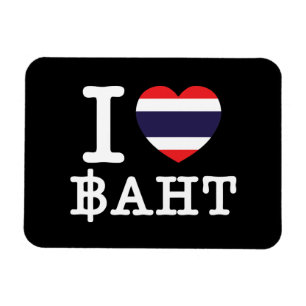 I Herz (Liebe) Baht Magnet