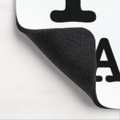 I Herz (Liebe) Baht Mousepad (Ecke)