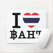 I Herz (Liebe) Baht Mousepad (Mit Mouse)