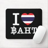 I Herz (Liebe) Baht Mousepad (Mit Mouse)