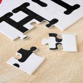 I Herz (Liebe) Baht Puzzle (Seite)