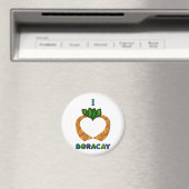 I Herz (Liebe) Boracay Magnet (In Situ (Geschirrspüler))
