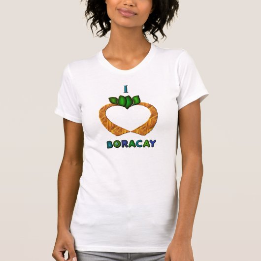 I Herz (Liebe) Boracay T-Shirt (Vorderseite)