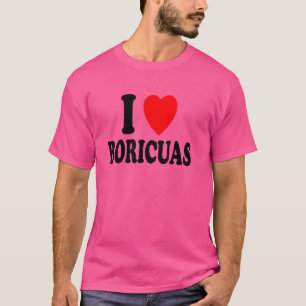 I Herz (Liebe) Boricuas Attraktion Präferenz Puer T-Shirt