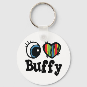 I Herz (Liebe) Buffy Schlüsselanhänger