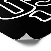 I Herz (Liebe) Buriram, Isan, Thailand Poster (Ecke)