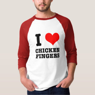 I HERZ (LIEBE) CHICKEN FINGERN T-Shirt