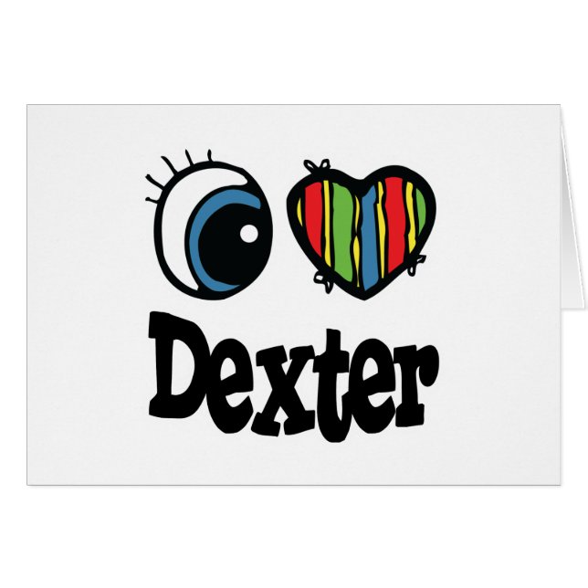 I Herz (Liebe) Dexter (Vorderseite (Horizontal))
