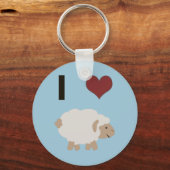 I herz (Liebe) Ewe (Sie) Schlüsselanhänger (Vorderseite)