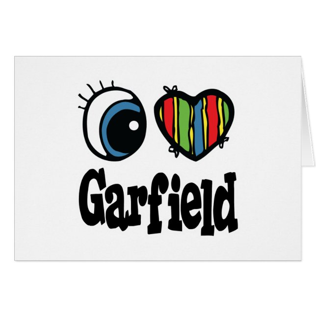 I Herz (Liebe) Garfield (Vorderseite (Horizontal))