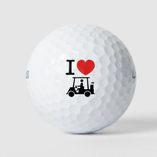 I Herz (Liebe) Golfplatz Golfball