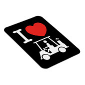 I Herz (Liebe) Golfplatz Magnet (Rechte Seite)