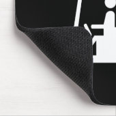 I Herz (Liebe) Golfplatz Mousepad (Ecke)