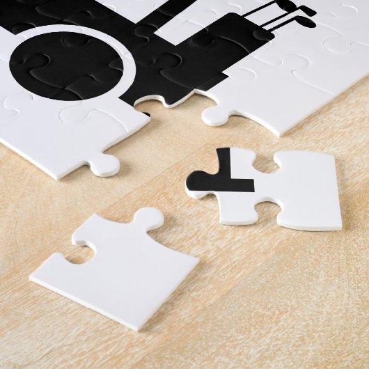 I Herz (Liebe) Golfplatz Puzzle (Seite)