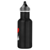 I Herz (Liebe) Golfplatz Trinkflasche (Rechts)