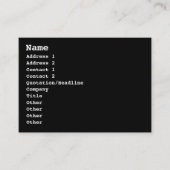 I Herz (Liebe) Golfplatz Visitenkarte (Vorderseite)