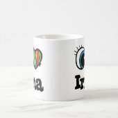 I Herz (Liebe) Irma Kaffeetasse (Mittel)