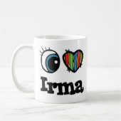 I Herz (Liebe) Irma Kaffeetasse (Links)