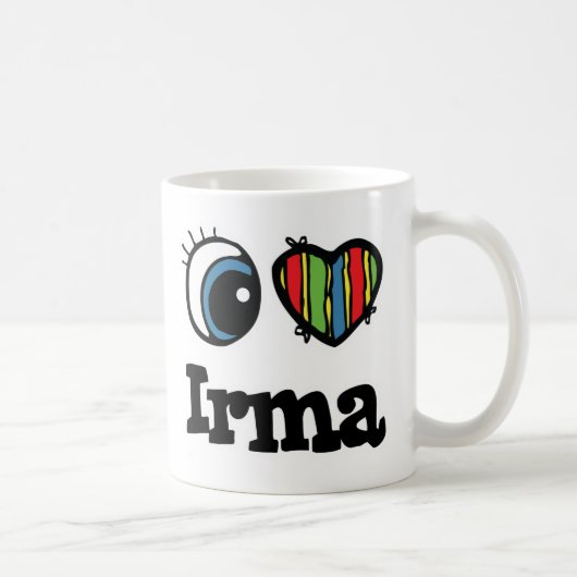 I Herz (Liebe) Irma Kaffeetasse (Rechts)